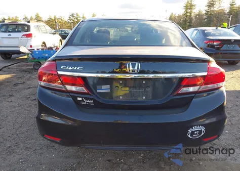 2013 Honda Civic Lx из США, поврежденный, VIN 2HGFB2F5XDH527579